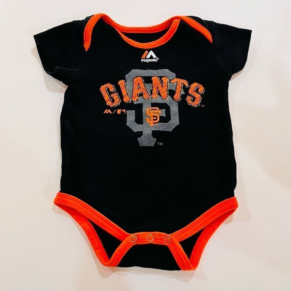 Majestic SF Giants Bodysuit Sz 3-6 m EUC